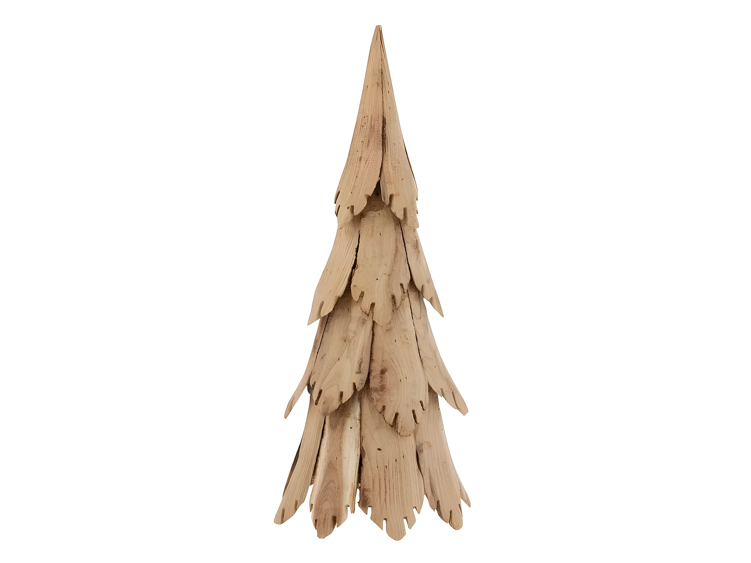 Sapin de Noël en Bois "Morceaux" 57cm Naturel