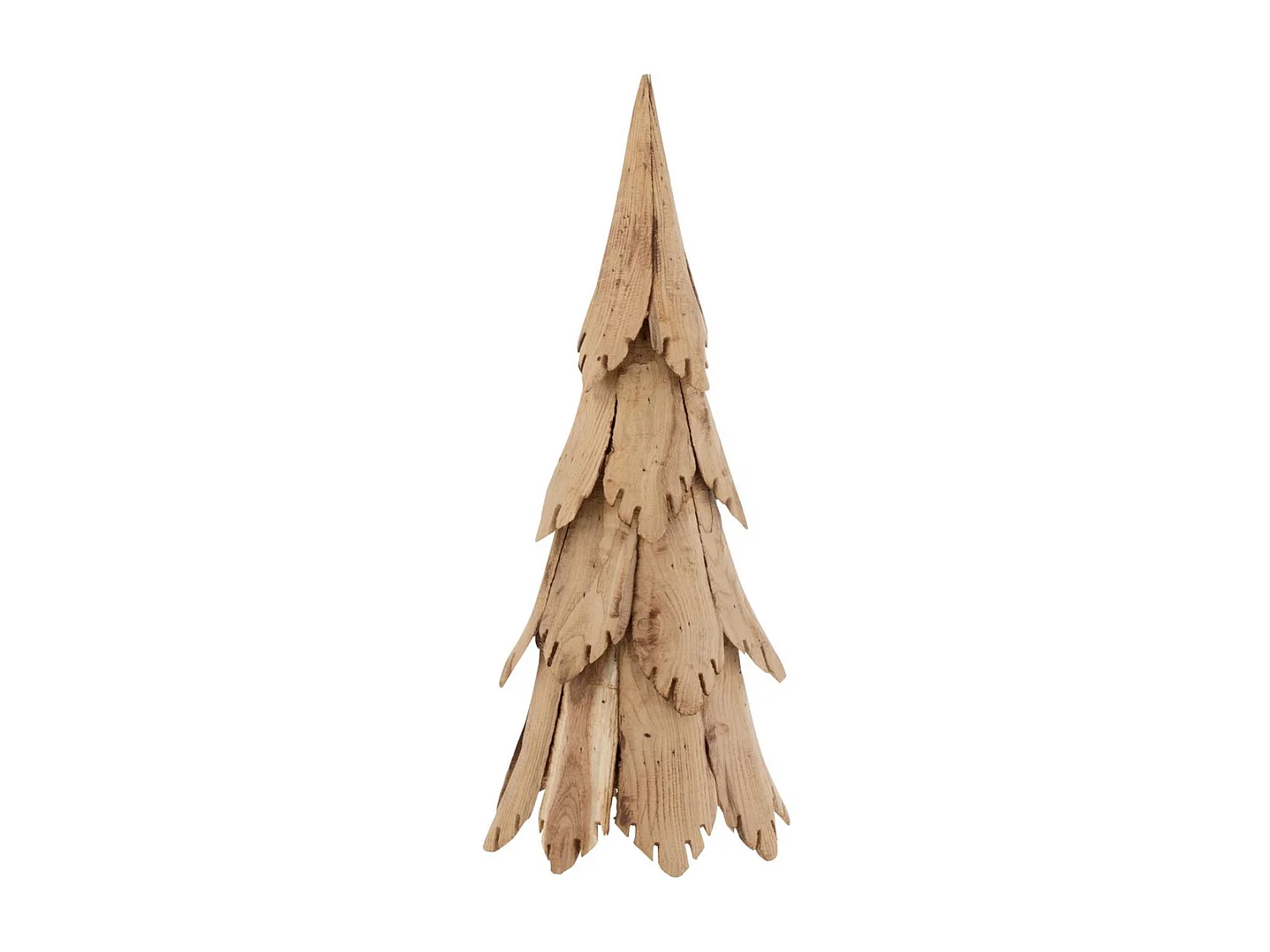 Sapin de Noël en Bois "Morceaux" 58cm Naturel