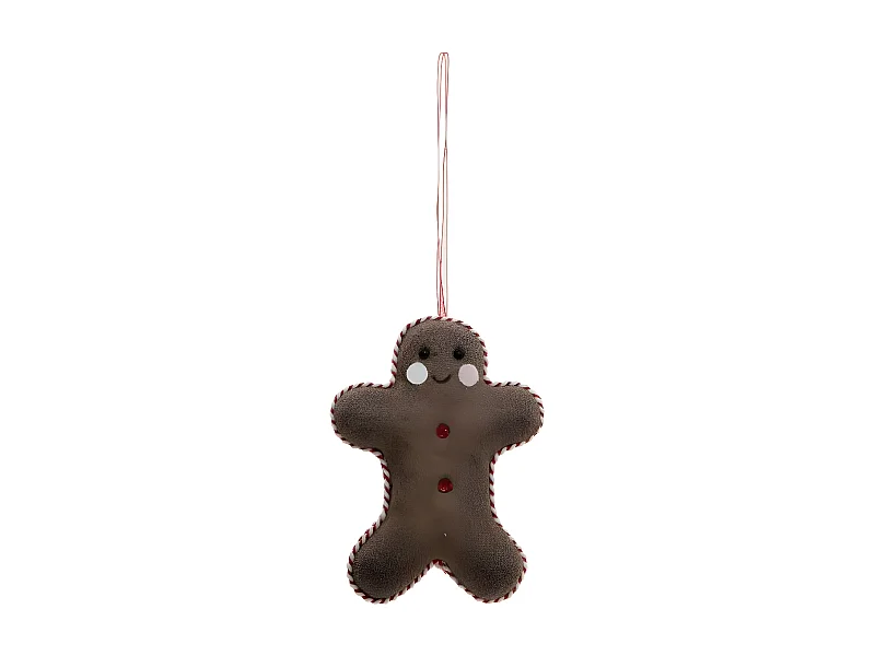 Sujet de Noël Déco "Pain d'Épice" 11cm Marron
