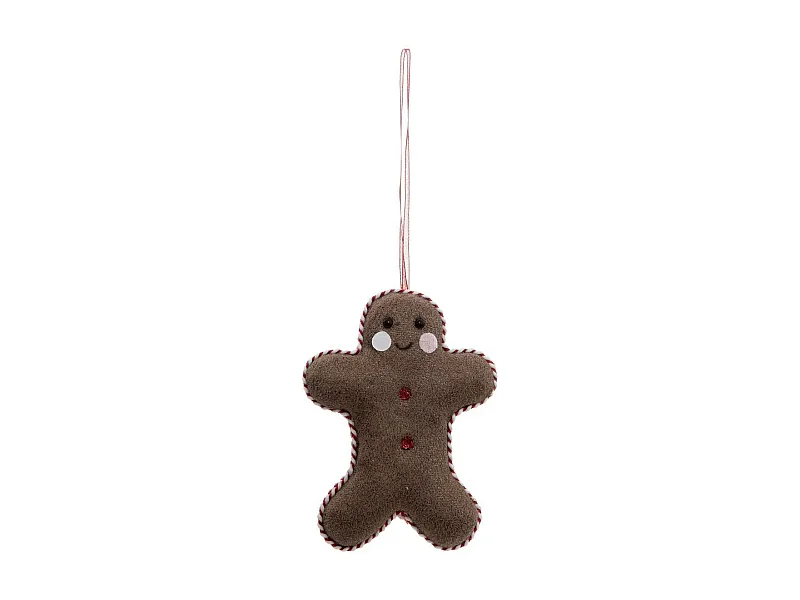 Sujet de Noël Déco "Pain d'Épice" 11cm Marron
