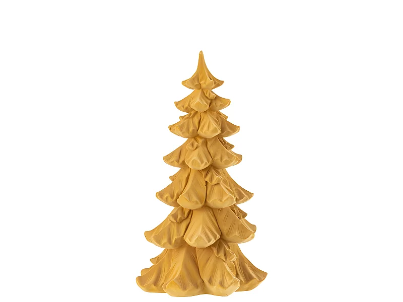 Sapin de Noël à Poser "Christmas" 39cm Ocre