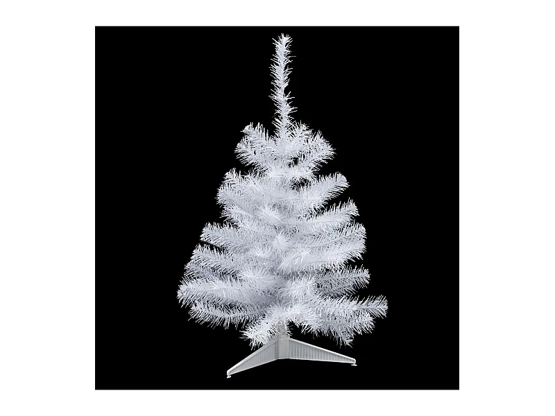 Sapin de Noël Artificiel "Élégant" 70cm Blanc