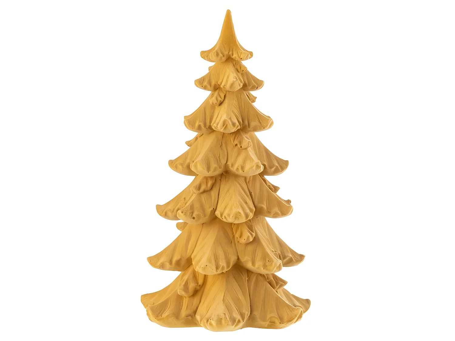 Sapin de Noël à Poser "Christmas" 28cm Ocre