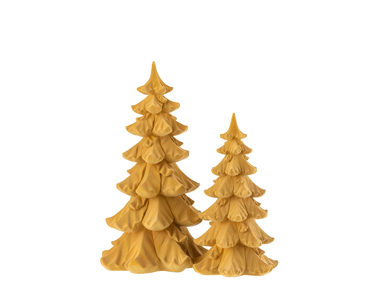 Sapin de Noël à Poser "Christmas" 28cm Ocre