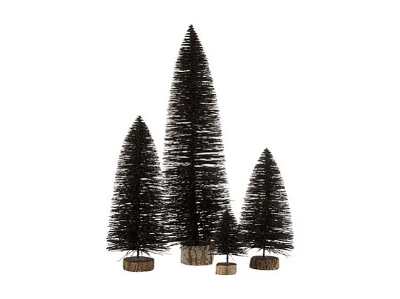 Albero di Natale decorativo in plastica 20x20x60 cm