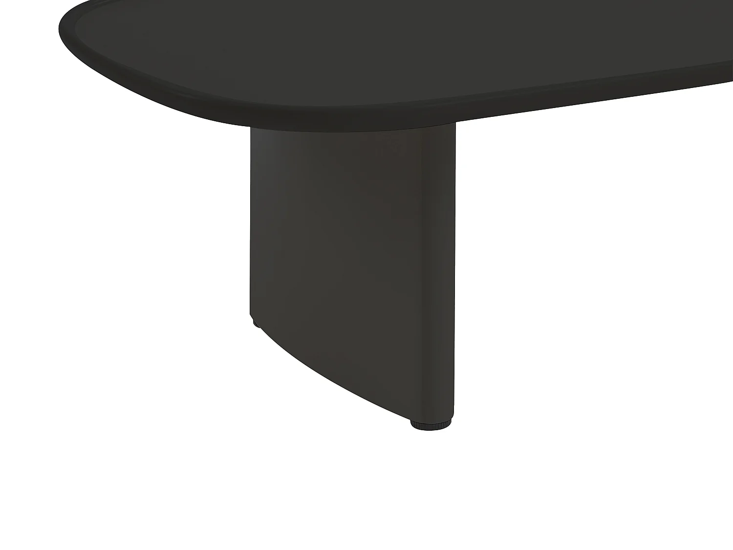 MDF och akrylsoffbord - Svart och transparent - RASIA från Pascal Morabito