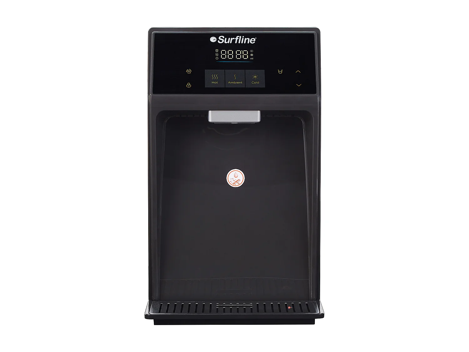 Distributore d'acqua purificante compatto acqua fredda/calda Nero - WATERIA