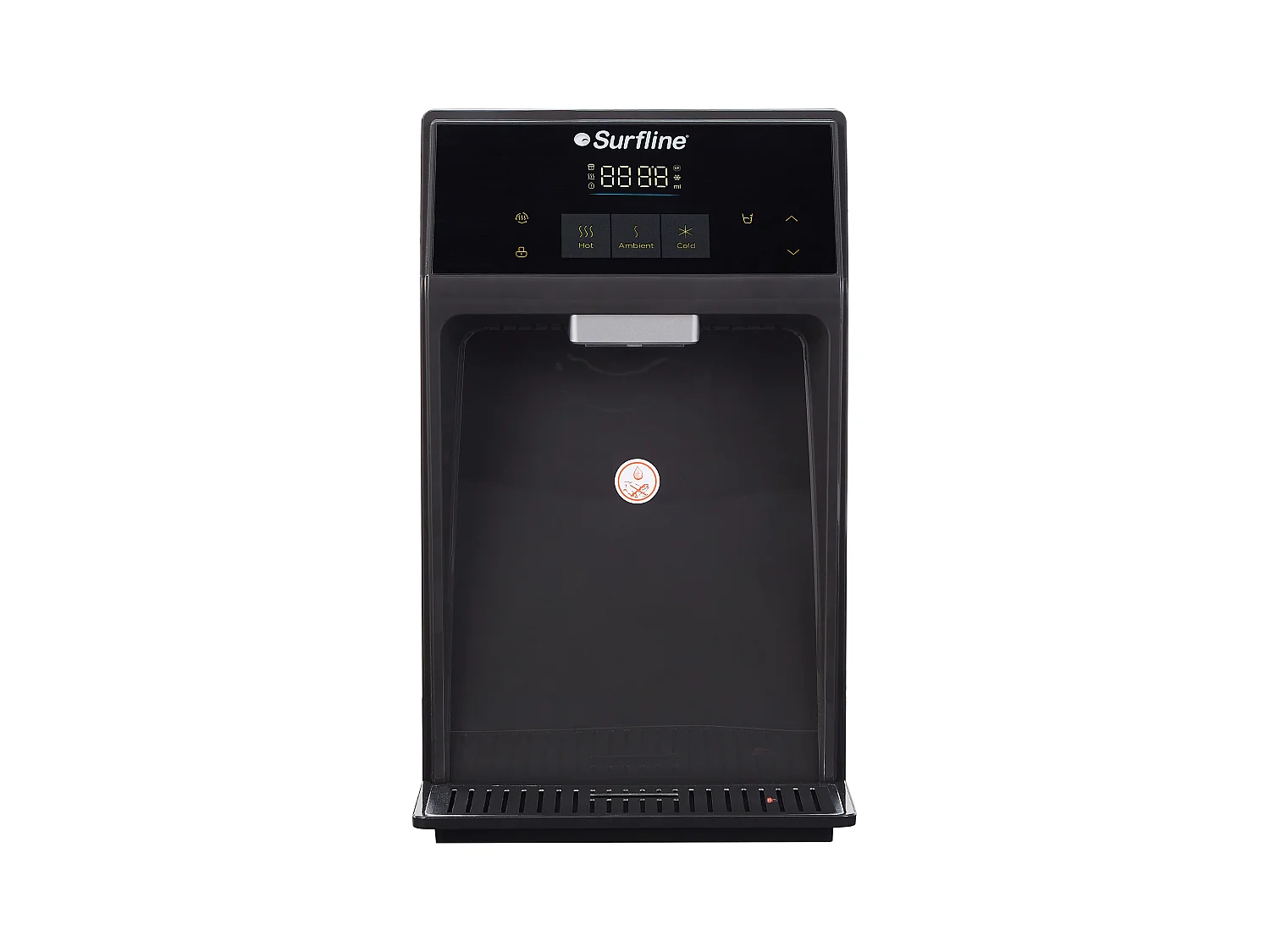 Fonte de água purificante compacta, água fria/quente preto - WATERIA