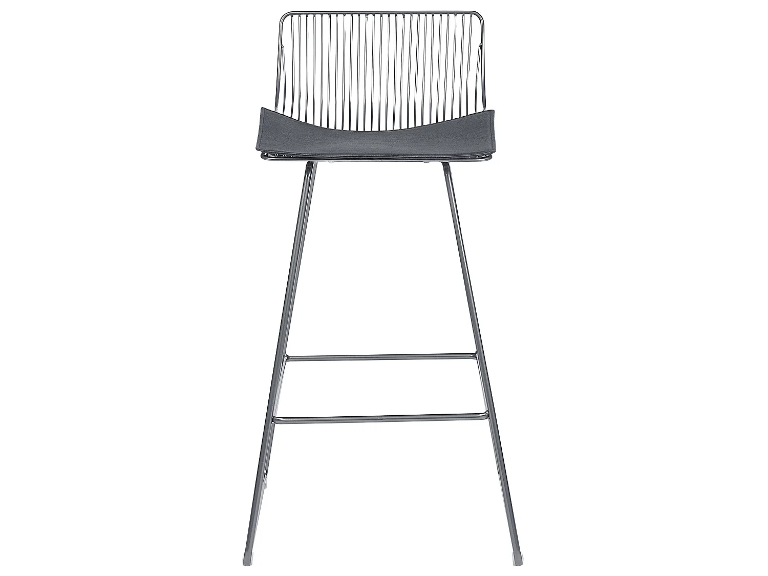 Set van 2 barstoelen FREDONIA Metaal Zilver