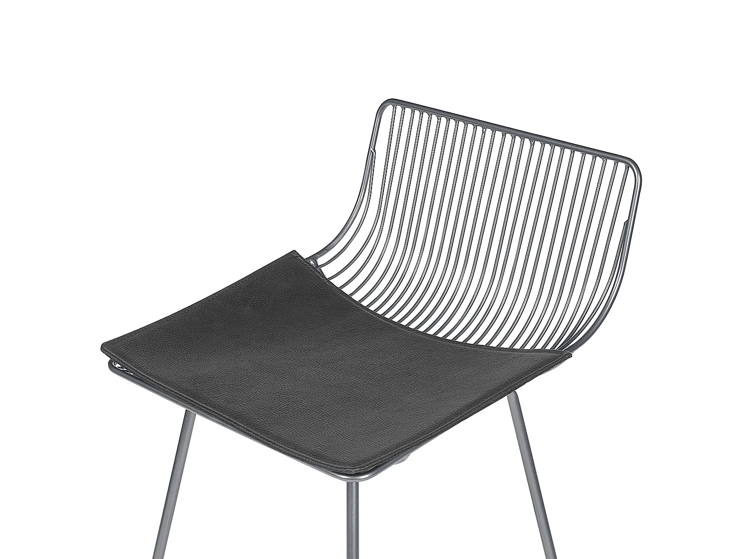 Set van 2 barstoelen FREDONIA Metaal Zilver