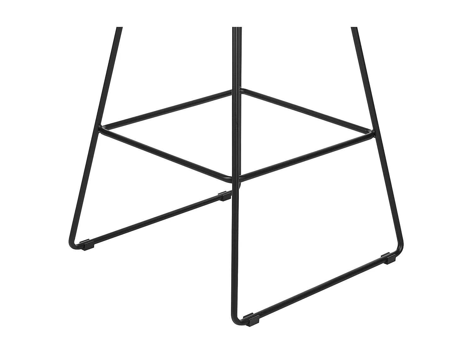 Lot de 2 chaises de bar FREDONIA Métal Noir