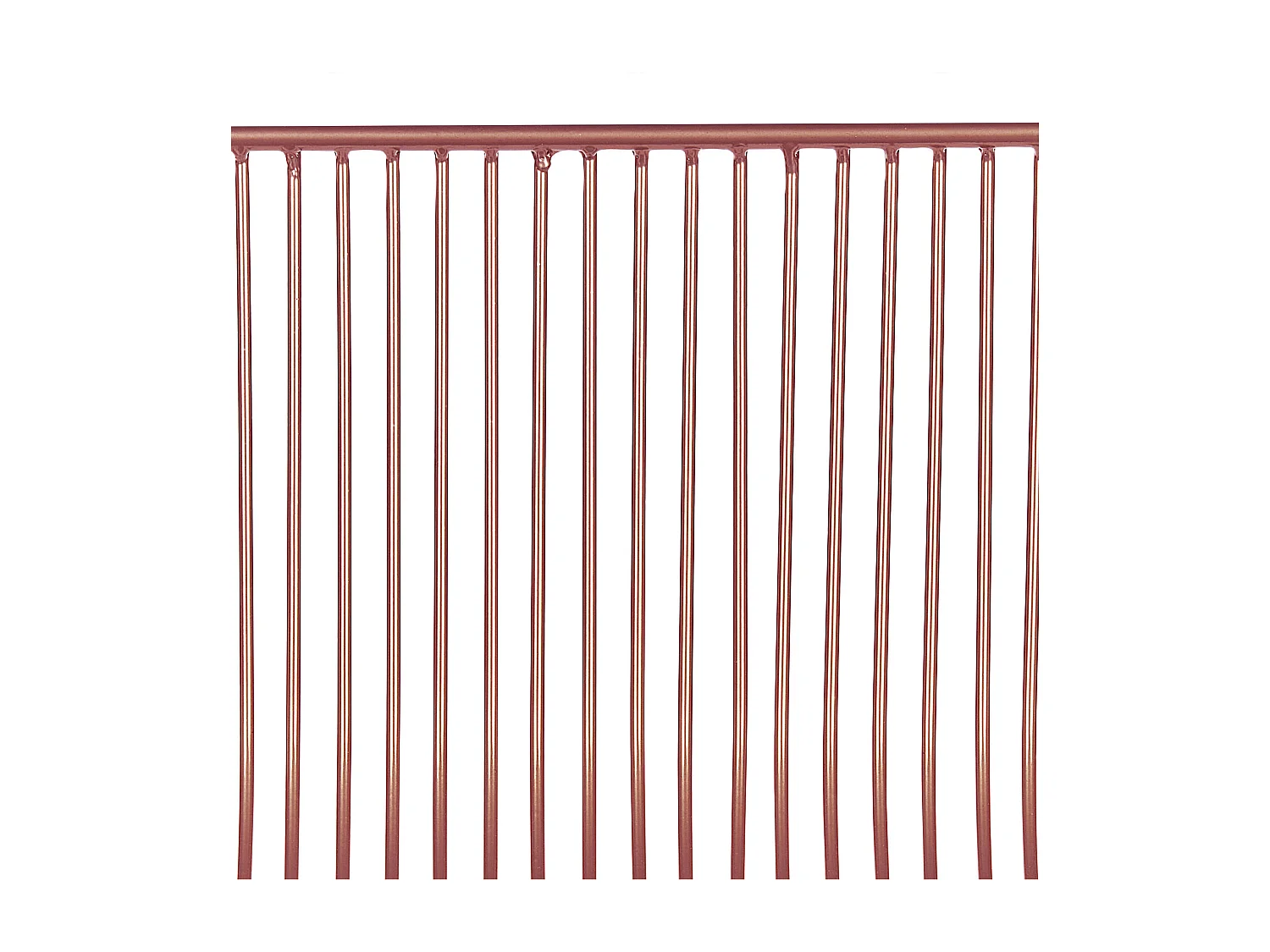 Barstuhl 2er Set Metall roségold mit Lehne Kissen Kunsleder schwarz Fredonia