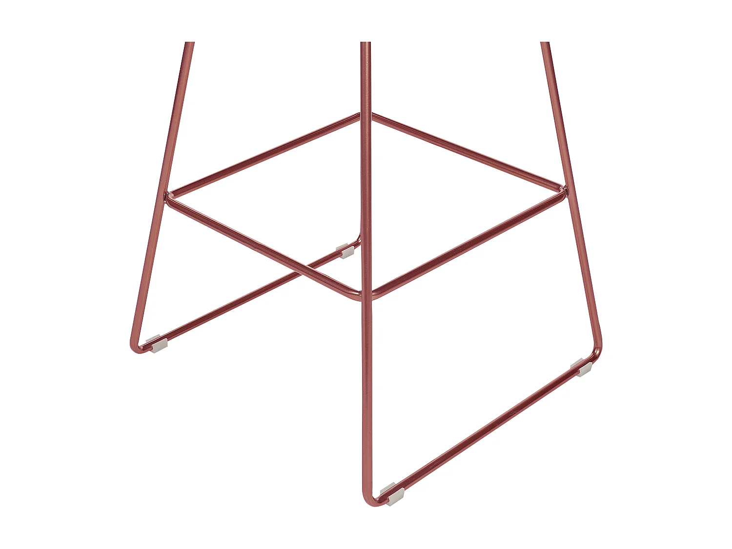 Set van 2 barstoelen FREDONIA Metaal Roségoud