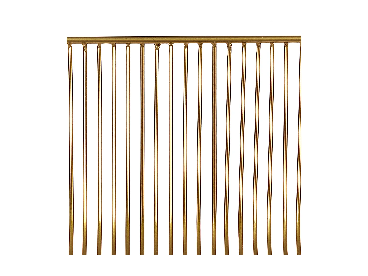 Barstuhl 2er Set Metall gold mit Lehne Kissen Kunsleder schwarz Fredonia