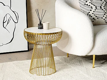 Mesa de apoio em mármore