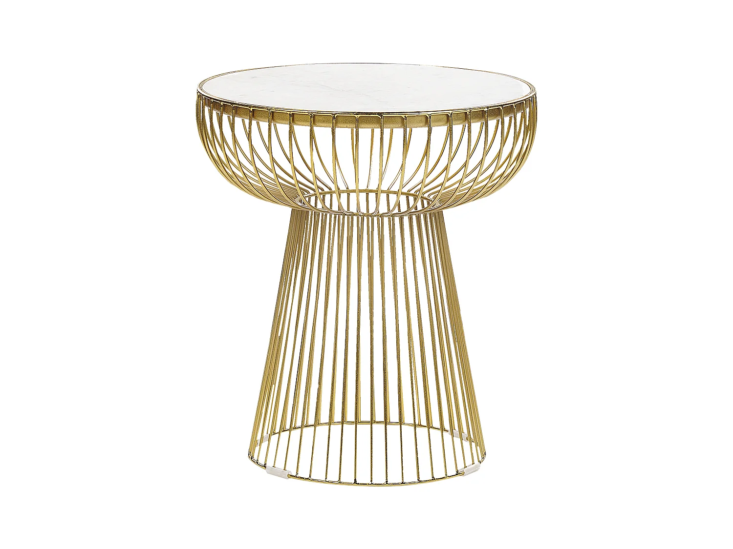 Beistelltisch CHEYNES Marmor Gold