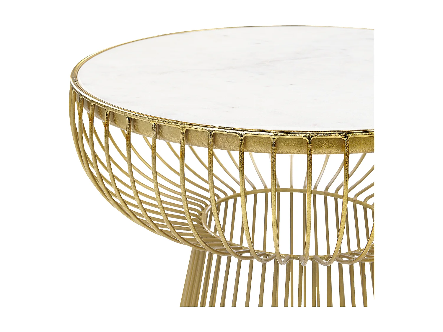 Table d\'appoint CHEYNES Marbre Doré