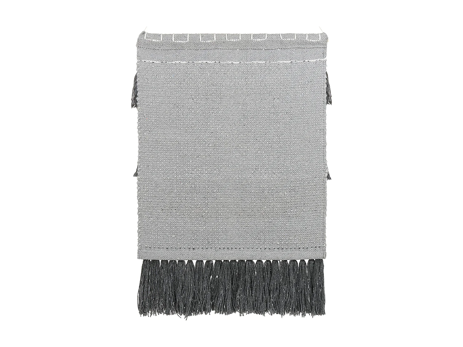 Wandbehang JIWA Baumwolle 106 cm Grau