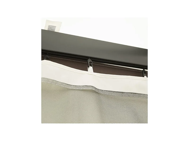 Lot de 4 moustiquaires zippées NOBEEZ pour barnum