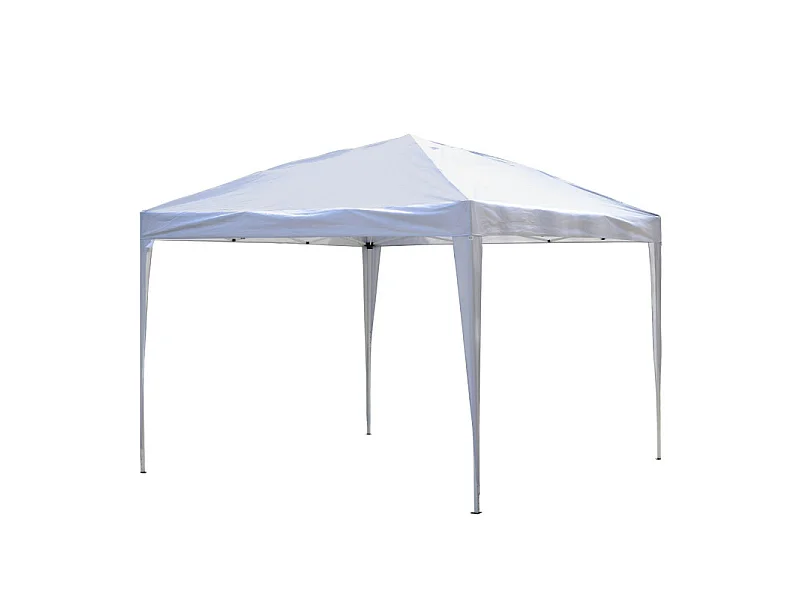 Tonnelle pliable Castle blanche