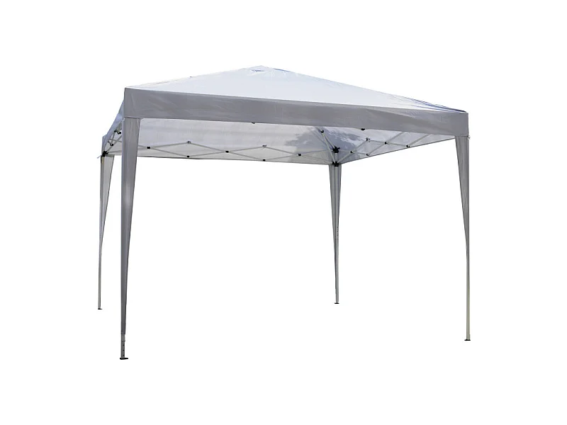 Tonnelle pliable Castle blanche