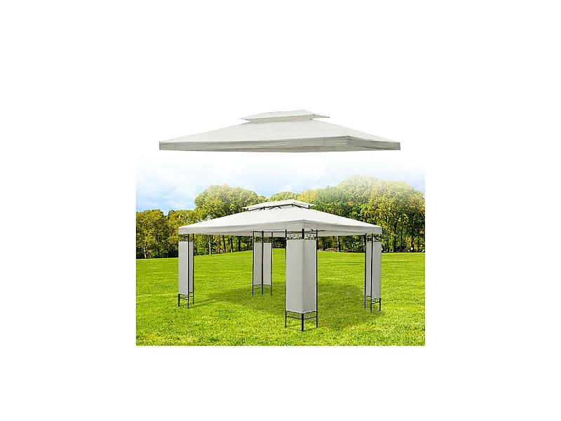 Toit de rechange de tonnelle DEAN crème