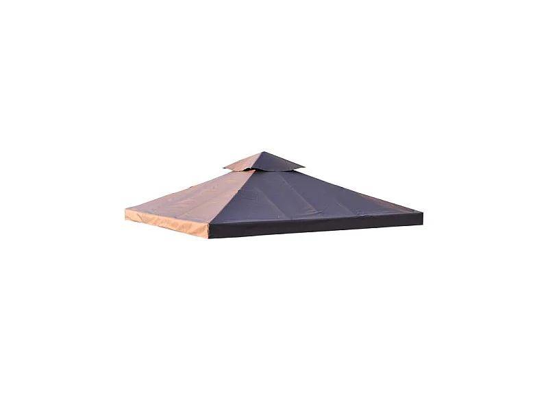 Toile de rechange pour tonnelle JUNON chocolat