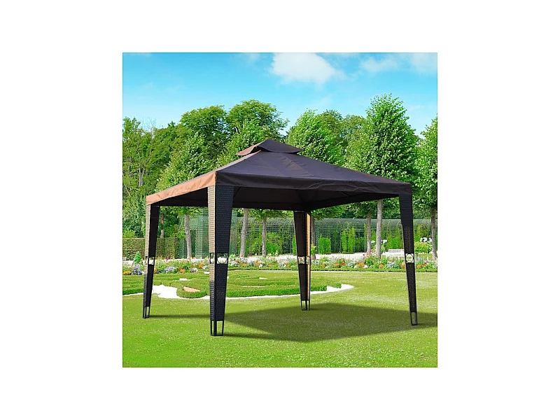 Toile de rechange pour tonnelle JUNON chocolat