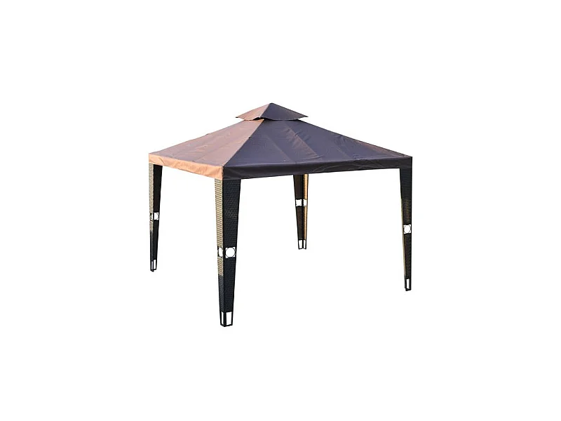 Toile de rechange pour tonnelle JUNON chocolat