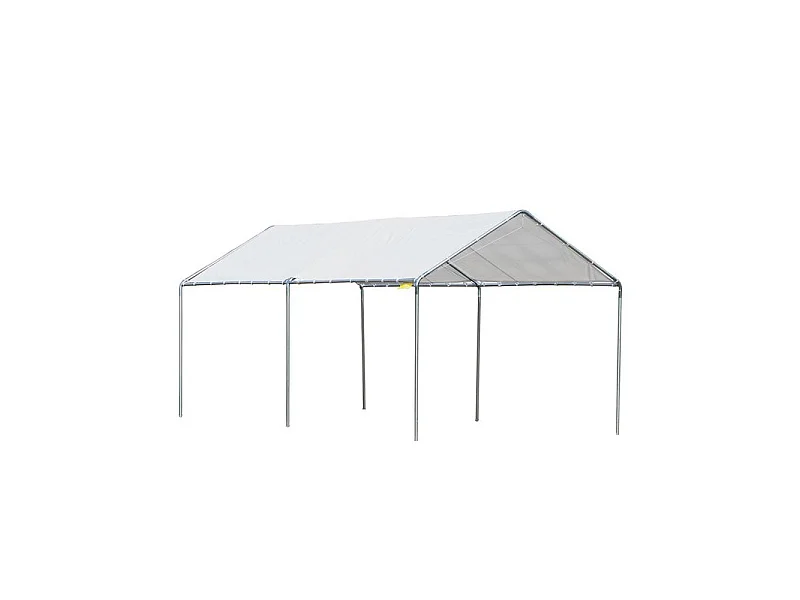 Carport auvent pour voiture COVER blanc