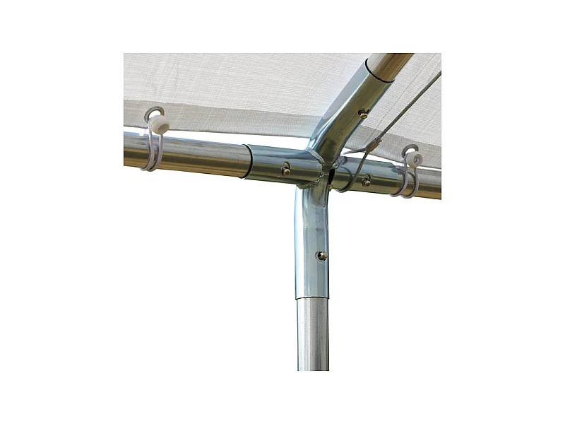 Carport auvent pour voiture COVER blanc