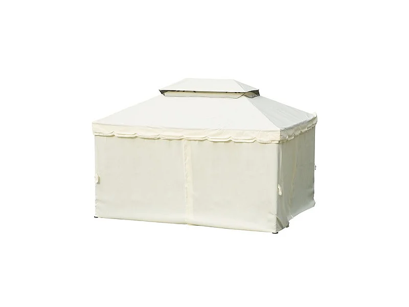 Tonnelle Pavillon de jardin GARDENIA écru