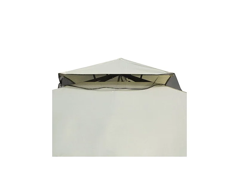 Tonnelle Pavillon de jardin GARDENIA écru