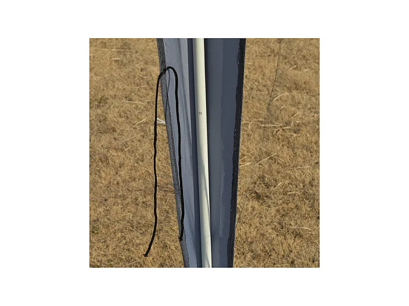 Tonnelle style colonial avec moustiquaires BOWERY grise