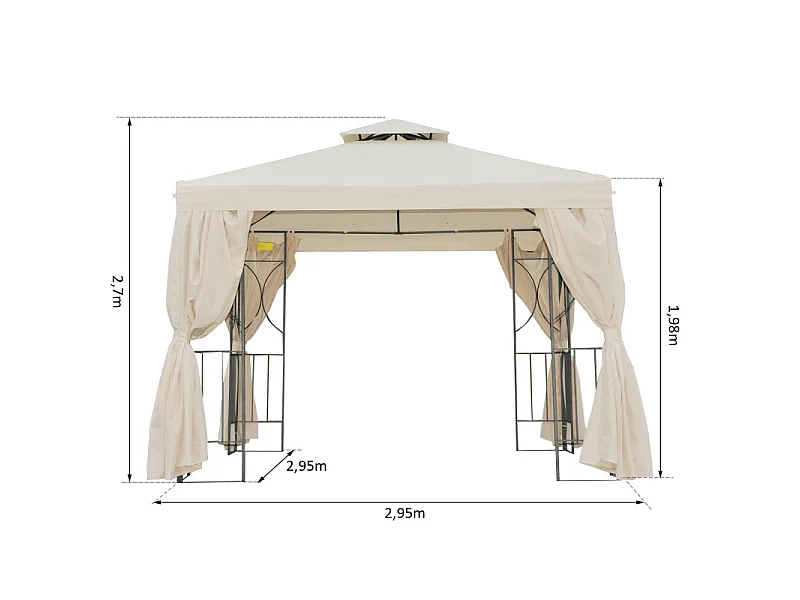 Tonnelle barnum CORA beige