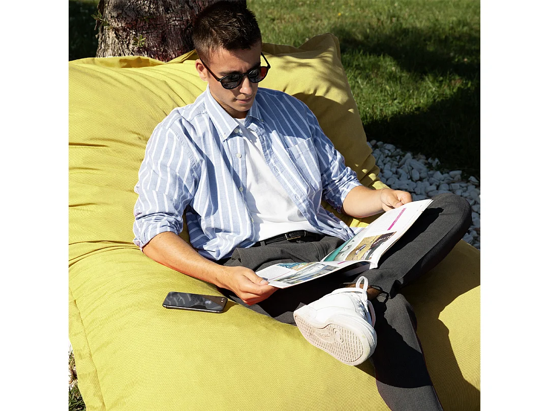 MATELAS POUR TOUS | Pouf Géant FLORIDA 100x140cm