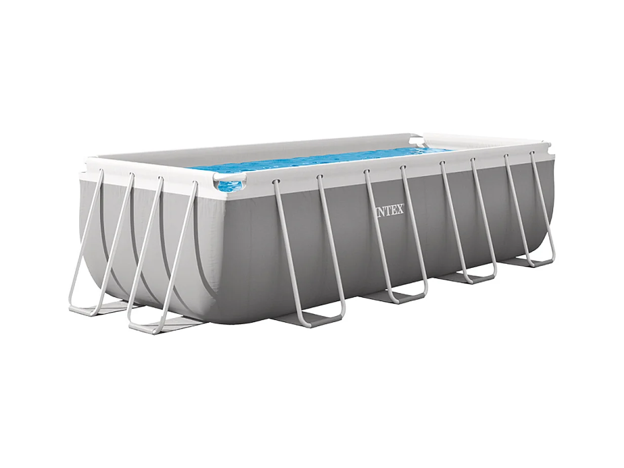 Piscine tubulaire Prism Frame rectangulaire 4,00 x 2,00 x 1,22 m - Intex