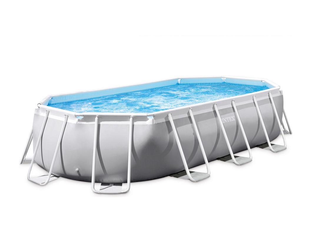 Piscine tubulaire Prism Frame ovale 5,03 x 2,74 x 1,22 m - Intex