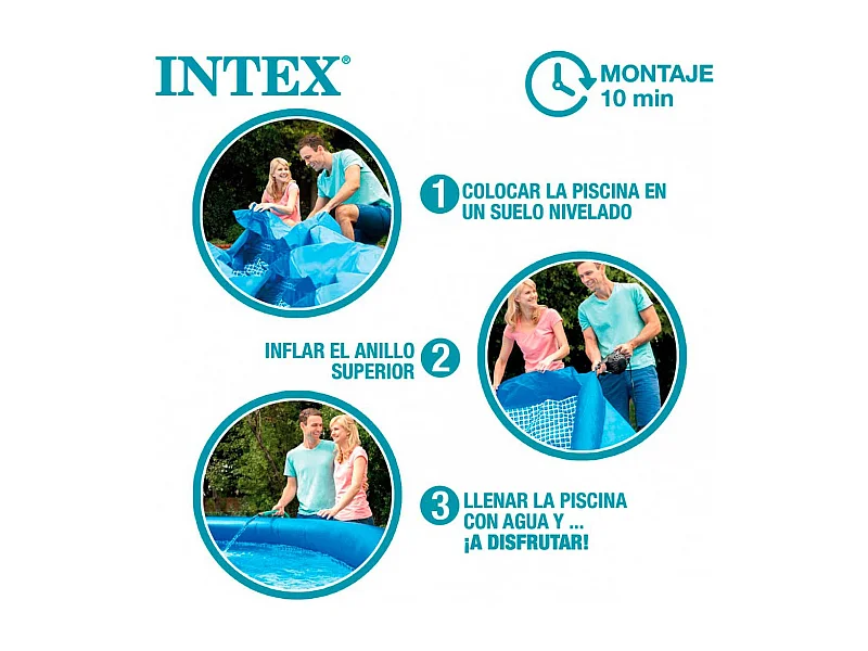 Piscine autoportée Easy Set 3,05 x 0,61 m - Intex