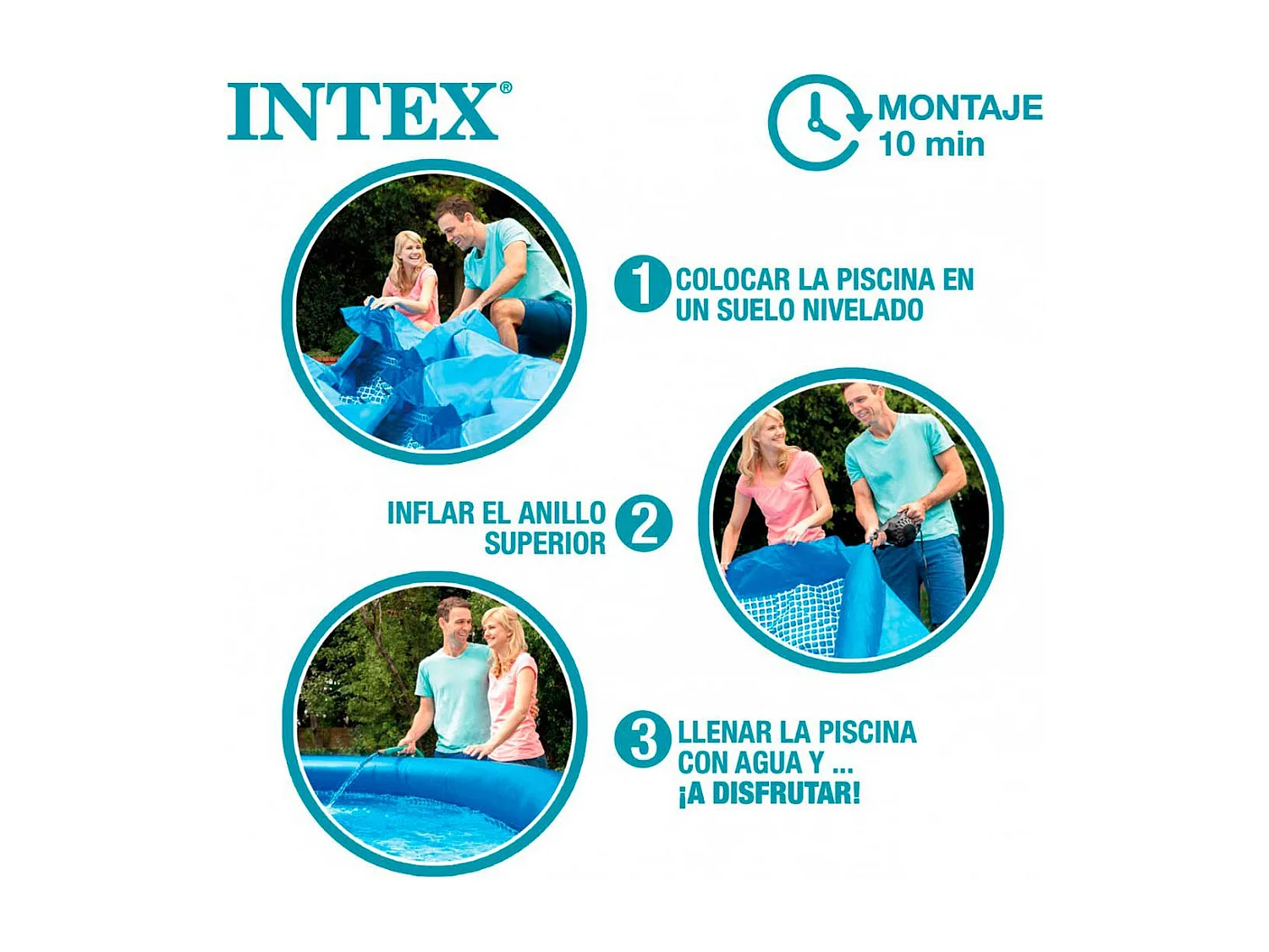 Piscina autoportante Easy Set 3,05 x 0,61 m - Intex