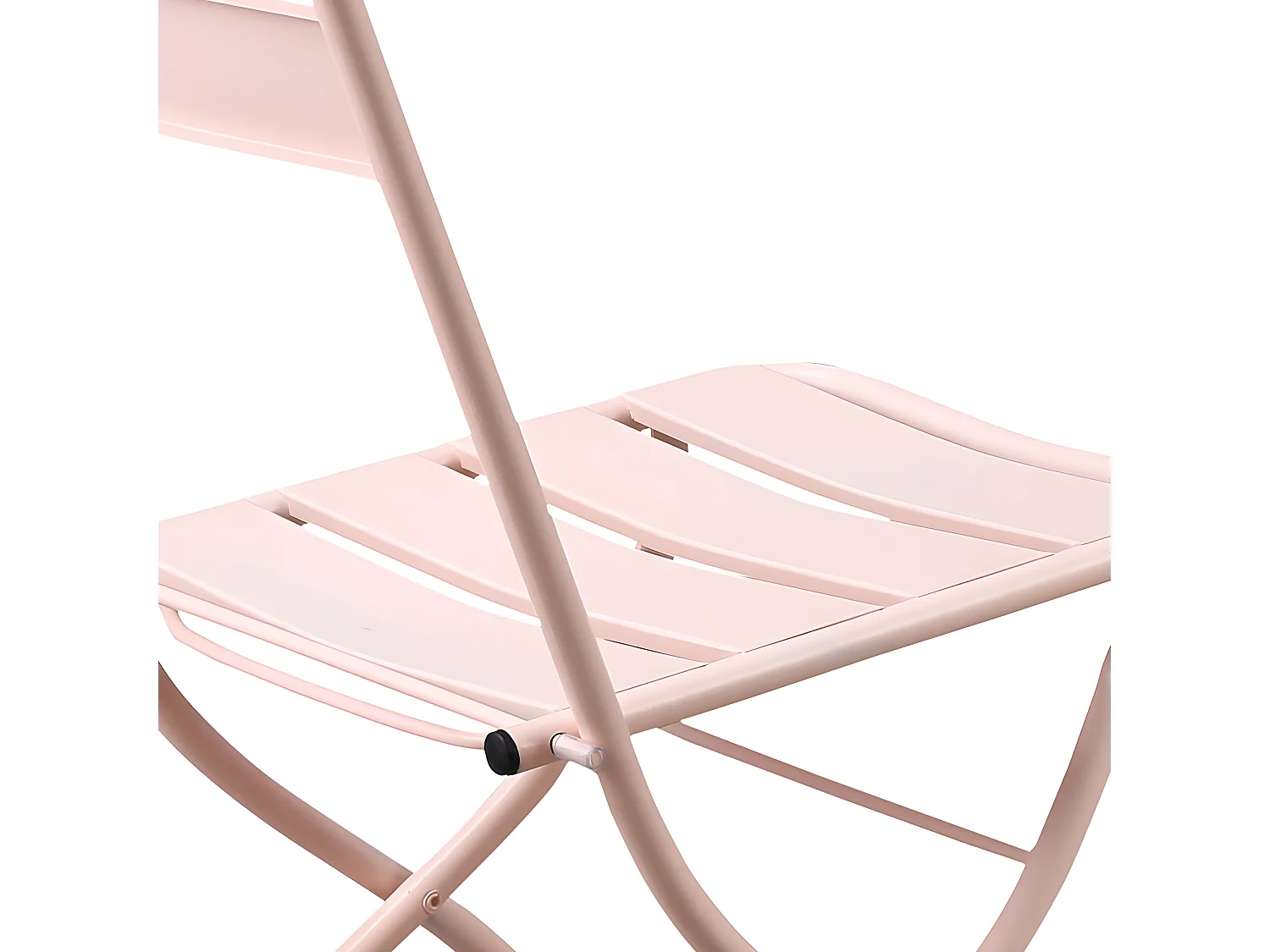 Estosa - Set tavolino e sedie da balcone pieghevoli salsa rosa Mia