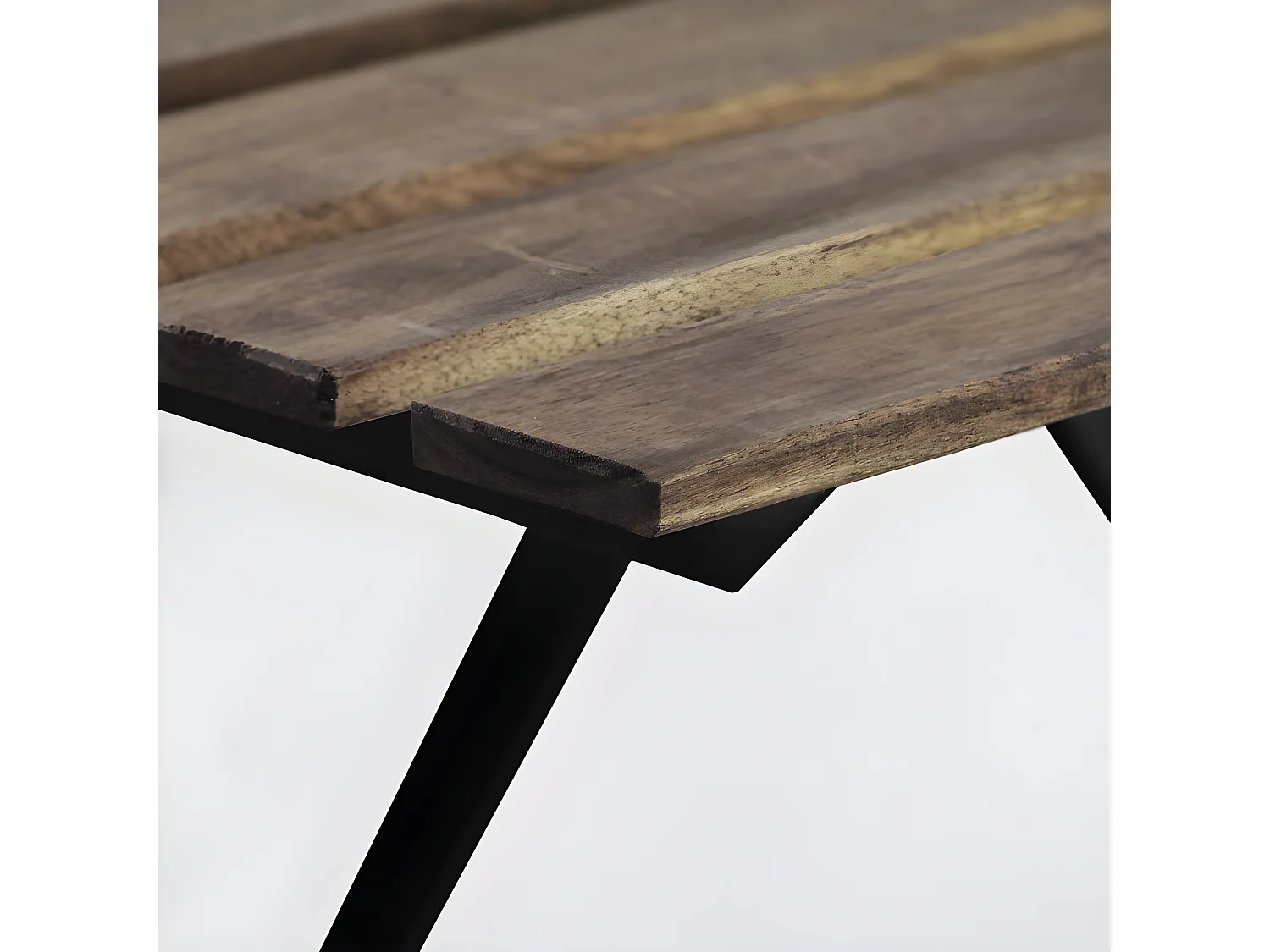 Estosa - Ensemble table de jardin modèle Bistrot noire et quatre chaises