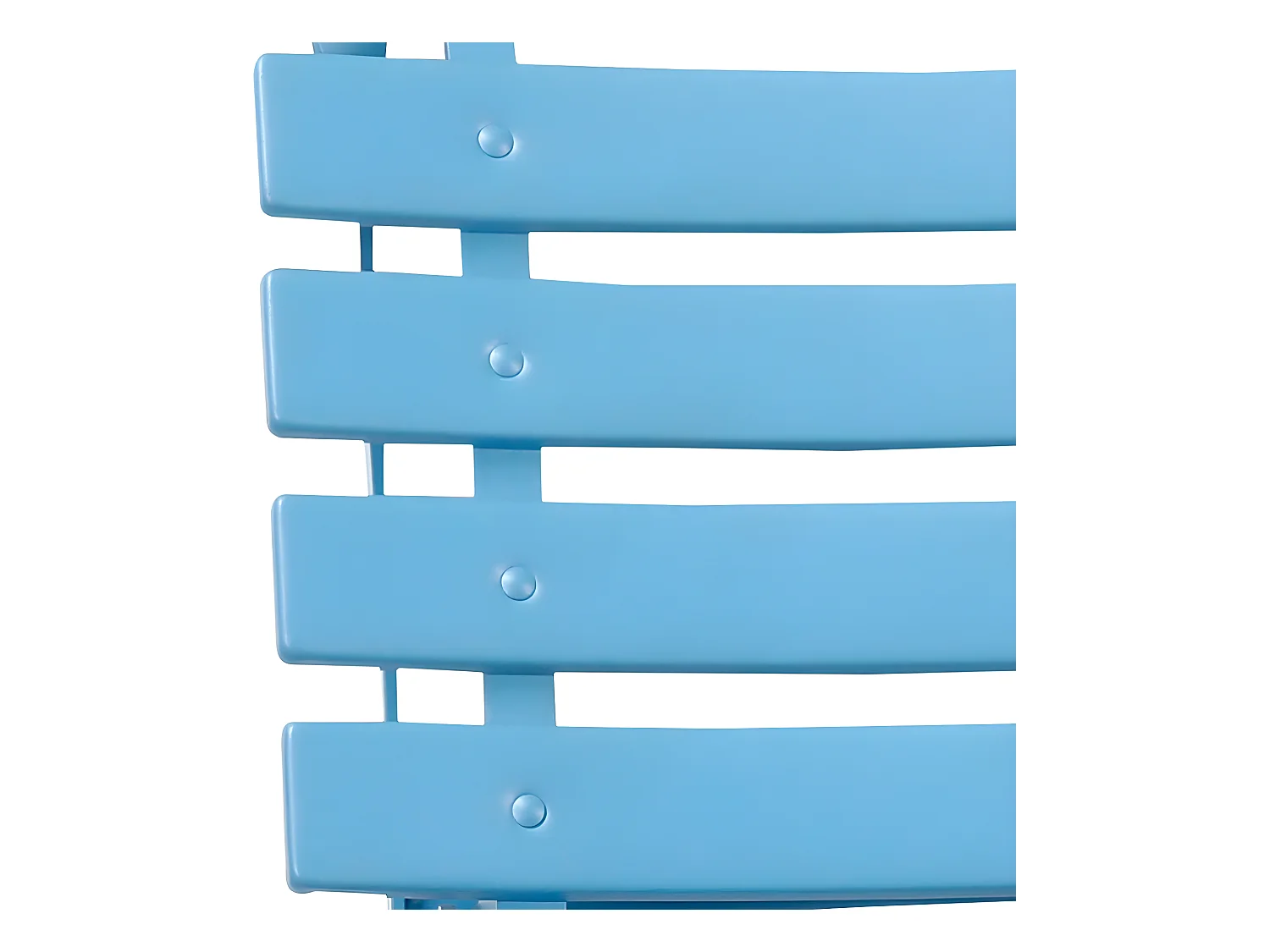 Estosa - Ensemble table et chaises de jardin pliantes bleues Teresa