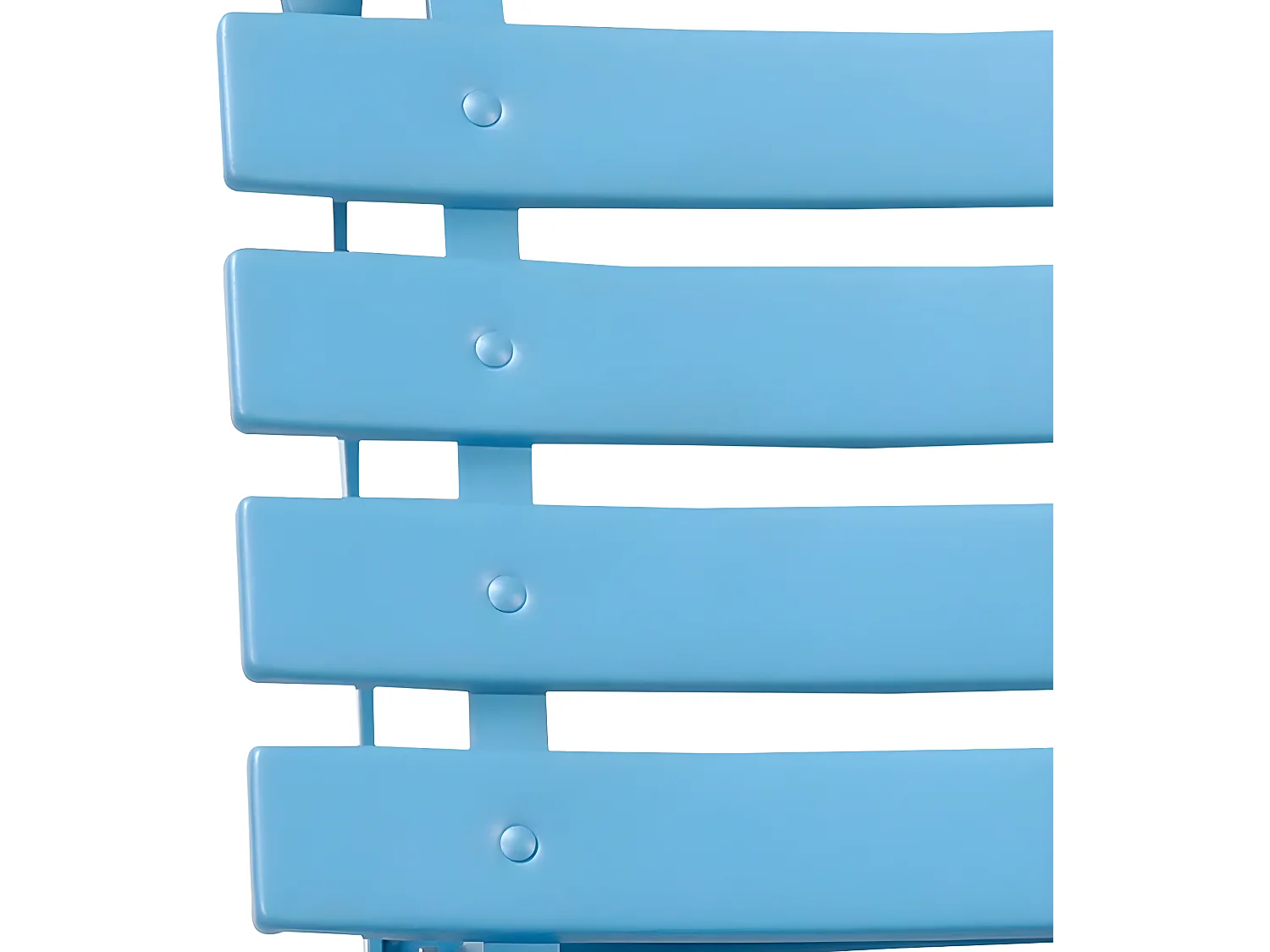 Estosa - Ensemble table et chaises de jardin pliantes bleues Teresa