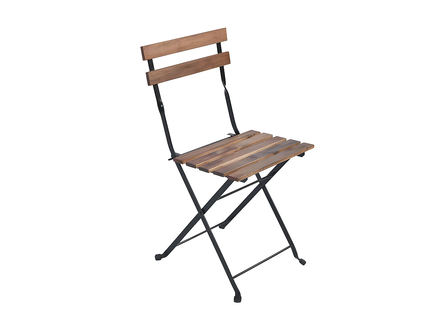 Estosa - Ensemble table basse et deux chaises de jardin modèle Bistrot