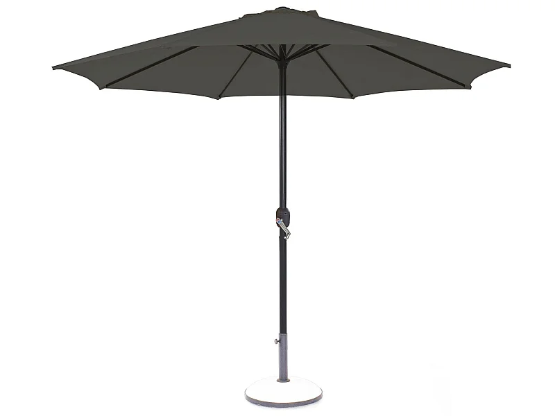 Estosa - Kela parasol met centrale paal en diameter 270 cm Grijs