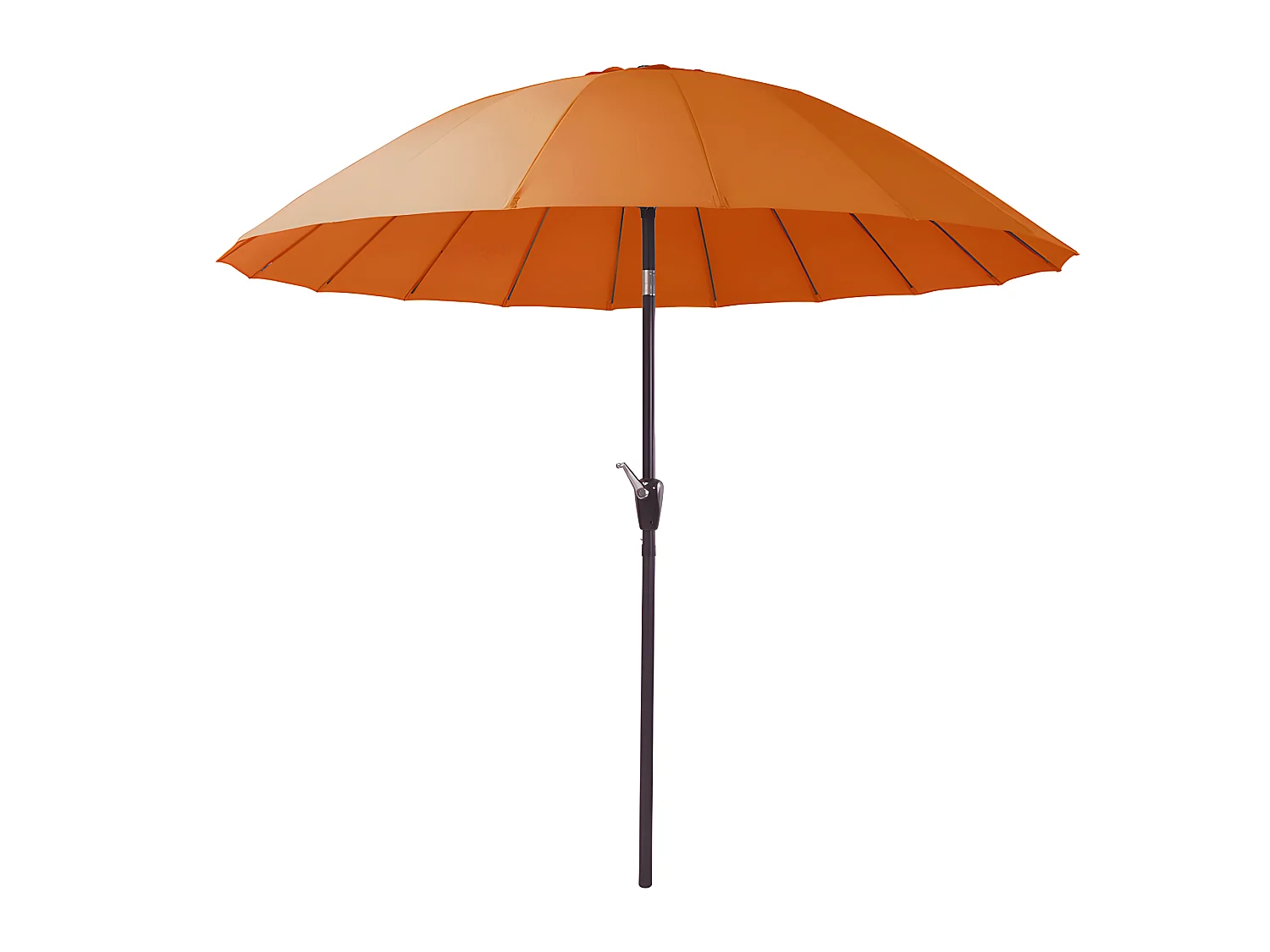 Estosa - Parasol avec mât central Atlanta orange