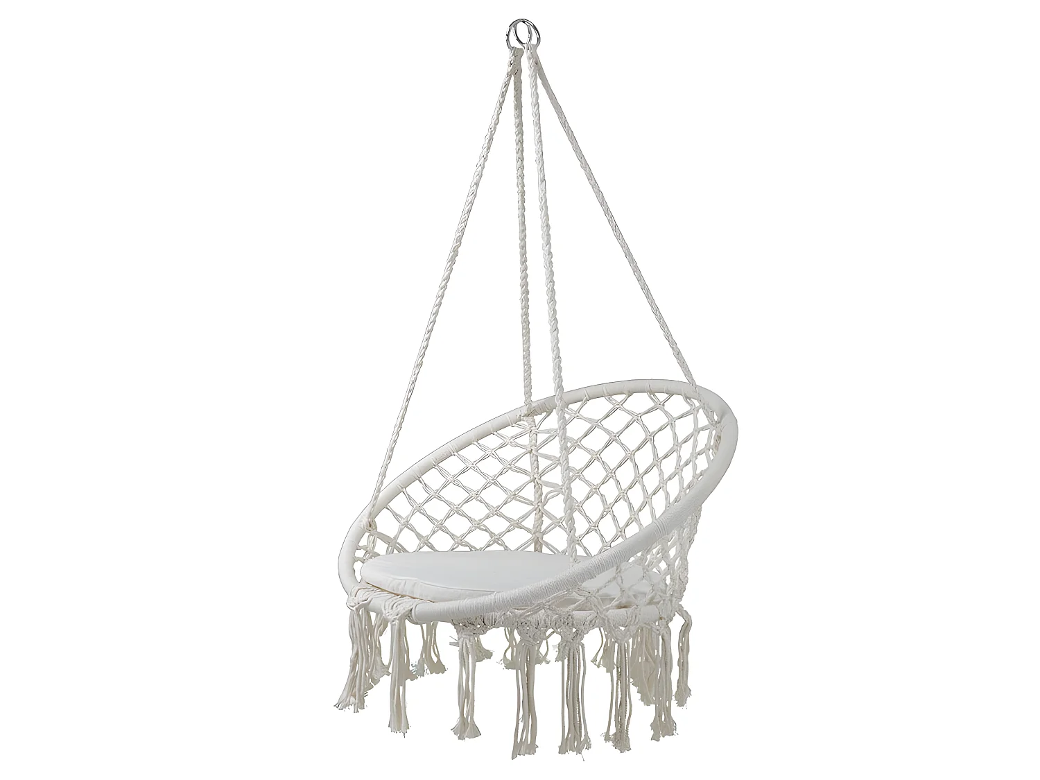 Estosa - Chaise à bascule de jardin hamac rond Jane