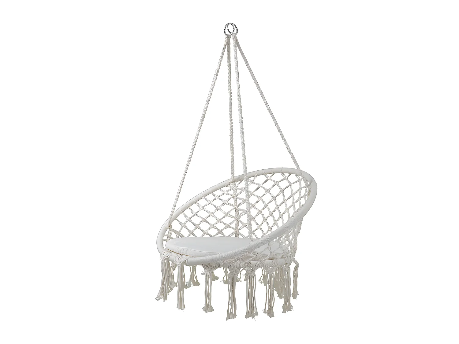 Estosa - Chaise à bascule de jardin hamac rond Jane