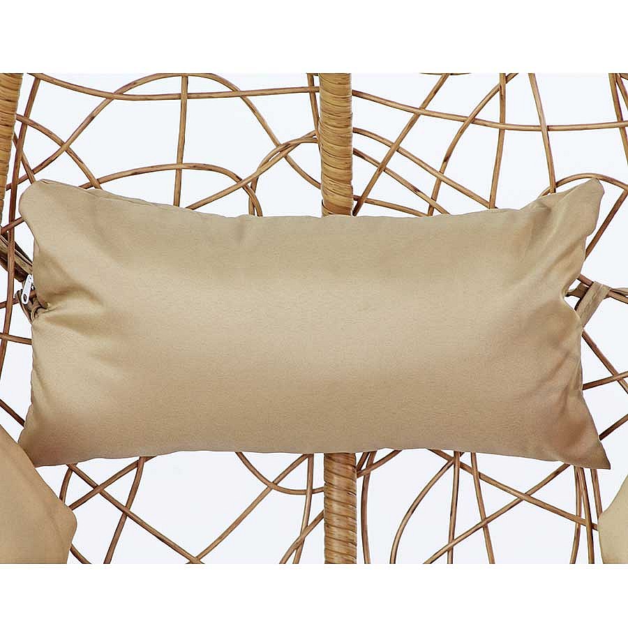 Cuscino Per Sedia A Dondolo In Vimini Spesso, Impermeabile, Per Patio, Giardino, Interni Ed Esterni, Grigio